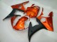 Naranja Negro Kits Carenado Moto Yamaha R6 03-05 Naranja Negro Kits Carenado Moto Yamaha R6 03-05