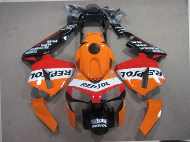 Naranja Negro Repsol Carenado Moto Honda CBR 600 RR 03-04