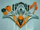 Naranja Plata Kit Completo Carenado Moto Honda CBR 1000 RR 08-11 Naranja Plata Kit Completo Carenado Moto Honda CBR 1000 RR 08-11