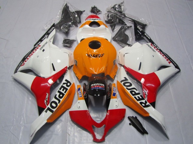 Naranja Rojo Blanco Repsol Carenado Moto Honda CBR 600 RR 09-12 Naranja Rojo Blanco Repsol Carenado Moto Honda CBR 600 RR 09-12