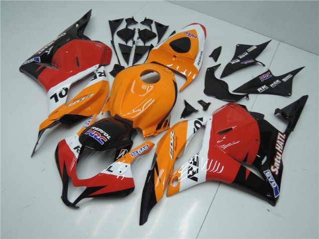 Naranja Rojo Negro Repsol Carenado Moto Honda CBR 600 RR 09-12 Naranja Rojo Negro Repsol Carenado Moto Honda CBR 600 RR 09-12
