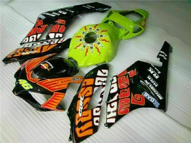Naranja Verde Carenado Moto Honda CBR 1000 RR 04-05 Naranja Verde Carenado Moto Honda CBR 1000 RR 04-05