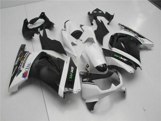 Negro ABS Moto Plástica Kawasaki EX250 08-12 Negro ABS Moto Plástica Kawasaki EX250 08-12