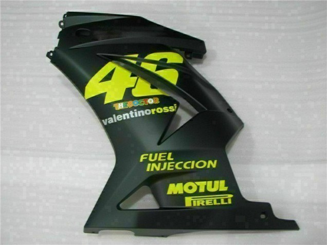 Negro Amarillo 46 Carenado Moto Kawasaki EX250 08-12 Negro Amarillo 46 Carenado Moto Kawasaki EX250 08-12