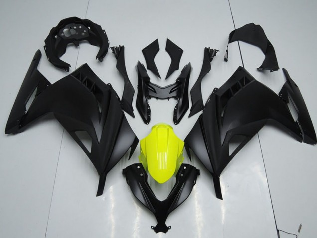 Negro Amarillo Carenado Moto Kawasaki ZX 300R 13-16 Negro Amarillo Carenado Moto Kawasaki ZX 300R 13-16
