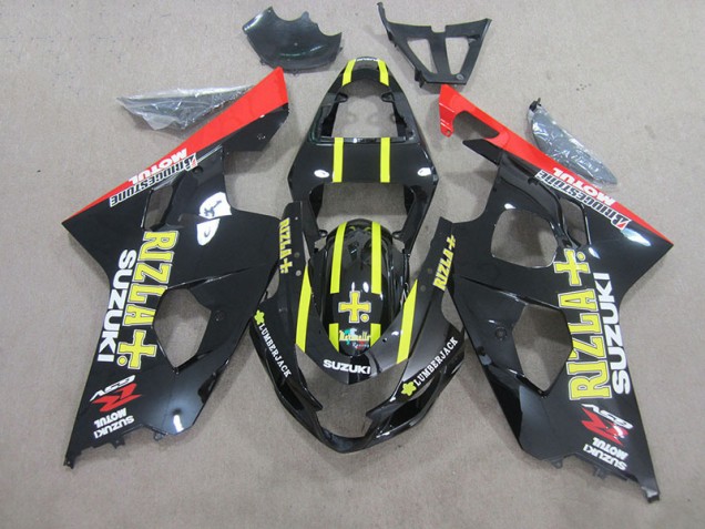 Negro Amarillo Rizla Carenado Moto Suzuki GSXR 750 K4 04-05 Negro Amarillo Rizla Carenado Moto Suzuki GSXR 750 K4 04-05