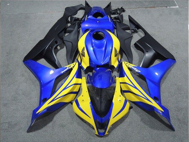 Negro Azul Amarillo Carenado Moto Honda CBR 600 RR 07-08 Negro Azul Amarillo Carenado Moto Honda CBR 600 RR 07-08