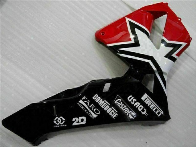 Negro Blanco 11 Carenado Moto Honda CBR 600 RR 03-04 Negro Blanco 11 Carenado Moto Honda CBR 600 RR 03-04