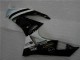 Negro Blanco 3M Touch4 Inyección Kit Carenado Moto Kawasaki ZX6R 09-12 Negro Blanco 3M Touch4 Inyección Kit Carenado Moto Kawasaki ZX6R 09-12