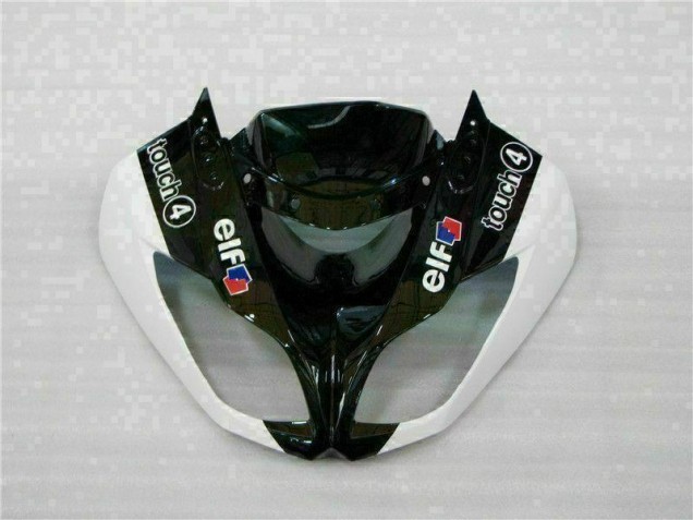 Negro Blanco 3M Touch4 Inyección Kits Carenado Moto Kawasaki ZX6R 09-12 Negro Blanco 3M Touch4 Inyección Kits Carenado Moto Kawasaki ZX6R 09-12