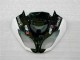 Negro Blanco 3M Touch4 Inyección Kits Carenado Moto Kawasaki ZX6R 09-12 Negro Blanco 3M Touch4 Inyección Kits Carenado Moto Kawasaki ZX6R 09-12