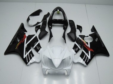 Negro Blanco Carenado Moto Honda CBR 600 F4i 01-03