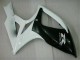 Negro Blanco Carenado Moto Suzuki GSXR 600 / 750 K6 06-07