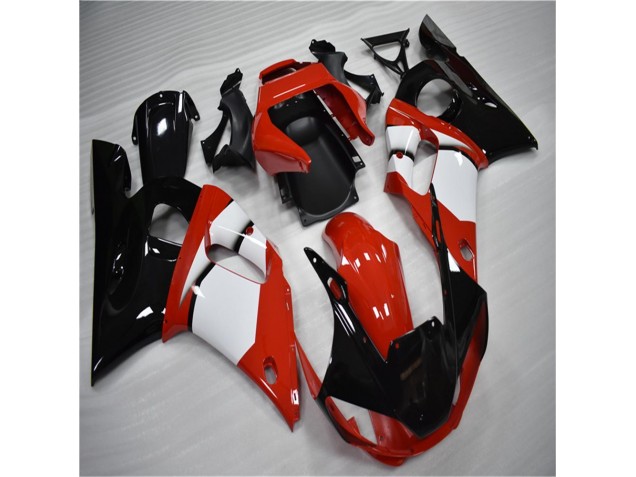 Negro Blanco Carenado Moto Yamaha R6 98-02 Negro Blanco Carenado Moto Yamaha R6 98-02