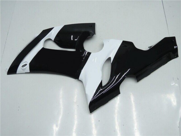 Negro Blanco Carenado & Plástico Moto Kawasaki ZX6R 05-06 Negro Blanco Carenado & Plástico Moto Kawasaki ZX6R 05-06