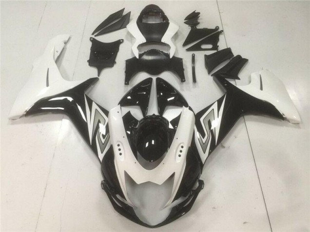 Negro Blanco Carenado & Plástico Moto Suzuki GSXR 600 / 750 K11 11-21 Negro Blanco Carenado & Plástico Moto Suzuki GSXR 600 / 750 K11 11-21