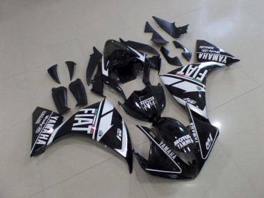 Negro Blanco Fiat Plástico Moto Yamaha R1 09-11