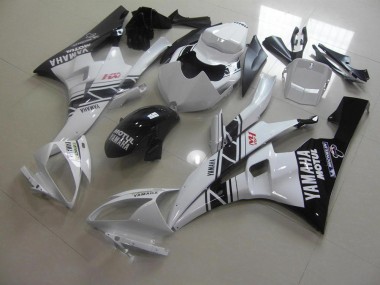 Negro Blanco Kit Carenado Inyección Yamaha R6 06-07