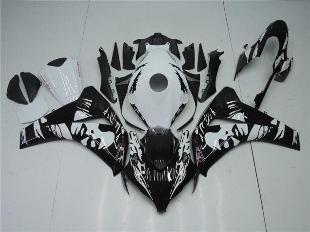 Negro Blanco Kits Completo Carenado Moto ABS Honda CBR 1000 RR 08-11 Negro Blanco Kits Completo Carenado Moto ABS Honda CBR 1000 RR 08-11