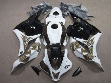 Negro Blanco Kits Completo Carenado Moto Honda CBR 600 RR 09-12