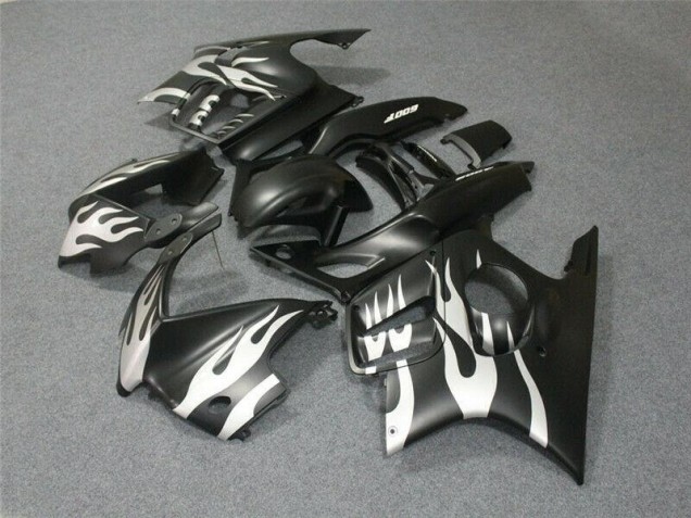 Negro Blanco Llama Carenado Moto Honda CBR 600 F3 95-98 Negro Blanco Llama Carenado Moto Honda CBR 600 F3 95-98