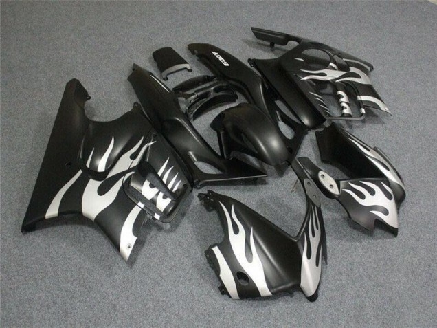 Negro Blanco Llama Carenado Moto Honda CBR 600 F3 95-98 Negro Blanco Llama Carenado Moto Honda CBR 600 F3 95-98
