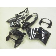 Negro Blanco Raya Carenado Moto Honda VFR 800 98-01