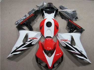Negro Blanco Rojo Fireblade Carenado Moto Honda CBR 1000 RR 06-07