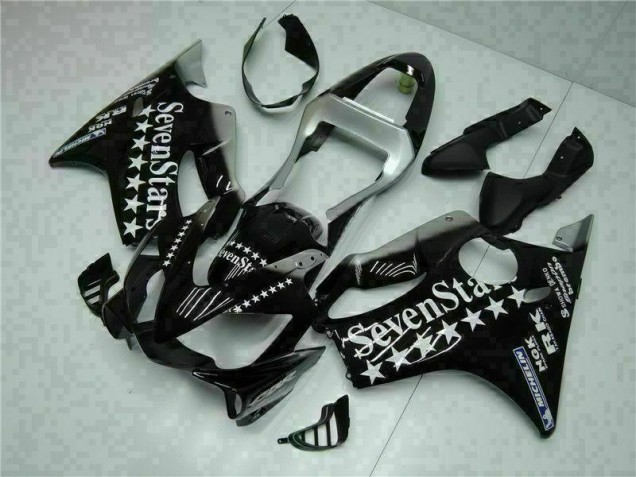 Negro Blanco SevenStarss Carenado Moto Honda CBR 600 F4i 01-03 Negro Blanco SevenStarss Carenado Moto Honda CBR 600 F4i 01-03