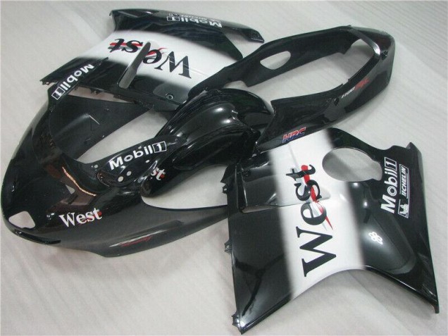 Negro Blanco West Carenado Moto Honda CBR 1100 XX 96-07 Negro Blanco West Carenado Moto Honda CBR 1100 XX 96-07