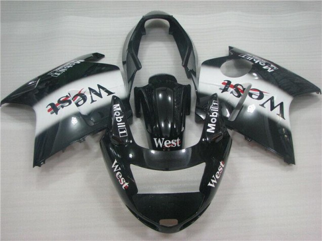 Negro Blanco West Carenado Moto Honda CBR 1100 XX 96-07 Negro Blanco West Carenado Moto Honda CBR 1100 XX 96-07