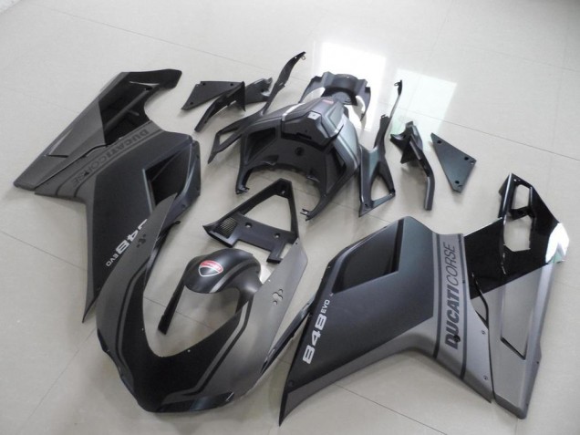 Negro Carenado Moto Ducati 848 1098 1198 07-14 Negro Carenado Moto Ducati 848 1098 1198 07-14