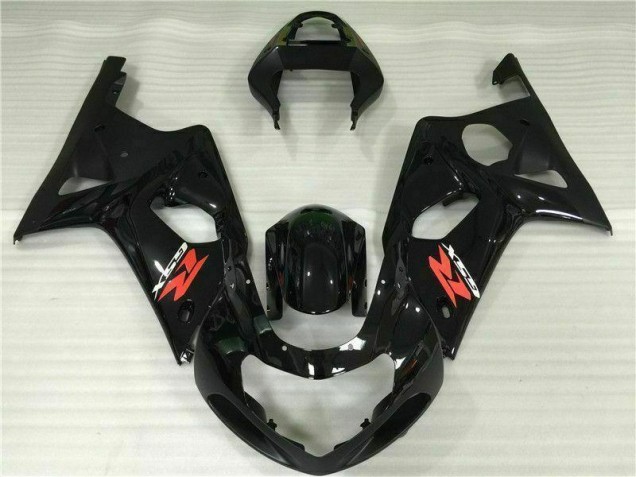 Negro Carenado Moto Suzuki GSXR 1000 K1 00-02 Negro Carenado Moto Suzuki GSXR 1000 K1 00-02