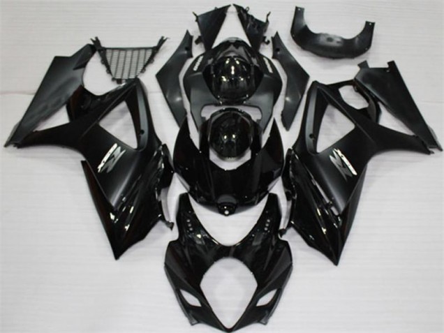Negro Carrocería Motocicletas Suzuki GSXR 1000 K7 07-08 Negro Carrocería Motocicletas Suzuki GSXR 1000 K7 07-08