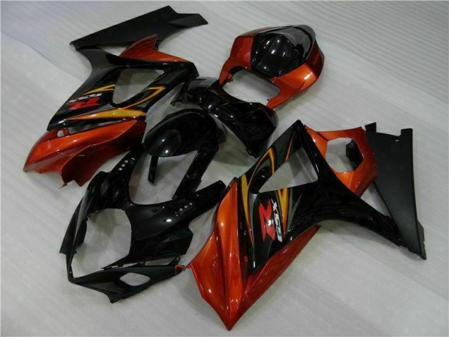 Negro Kit ABS Carenado Motocicleta Suzuki GSXR 1000 K7 07-08 Negro Kit ABS Carenado Motocicleta Suzuki GSXR 1000 K7 07-08