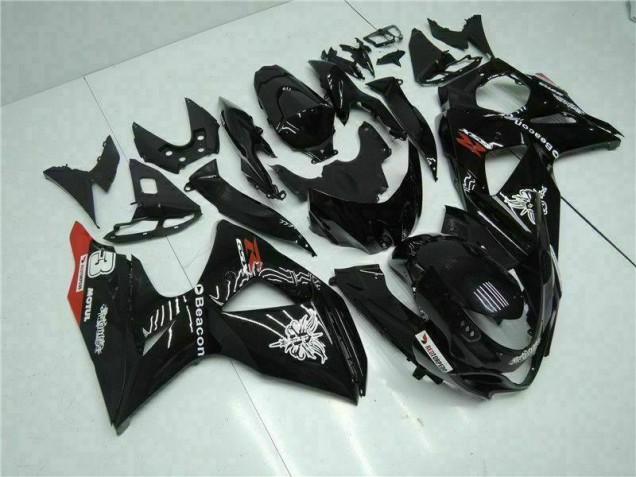 Negro Kit ABS Carenado Motocicleta Suzuki GSXR 1000 K9 09-16 Negro Kit ABS Carenado Motocicleta Suzuki GSXR 1000 K9 09-16