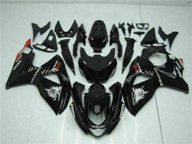 Negro Kit ABS Carenado Motocicleta Suzuki GSXR 1000 K9 09-16