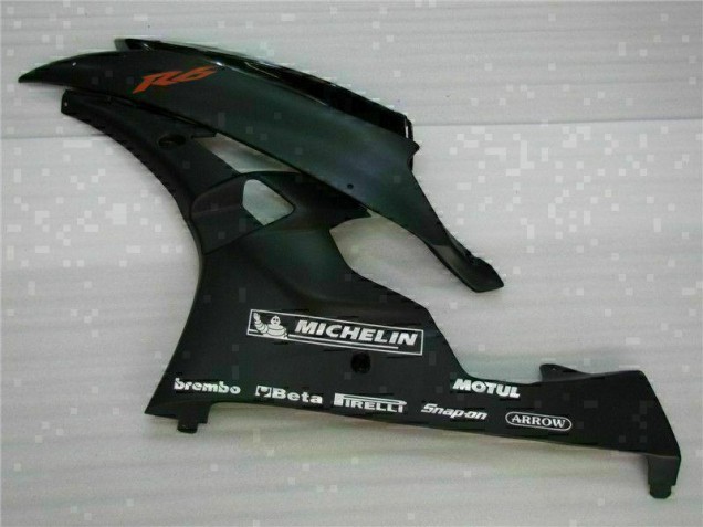 Negro Kit Carenado Moto Yamaha R6 06-07 Negro Kit Carenado Moto Yamaha R6 06-07