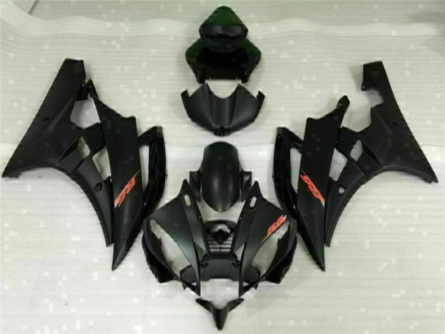 Negro Kit Completo Carenado Moto Yamaha R6 06-07 Negro Kit Completo Carenado Moto Yamaha R6 06-07