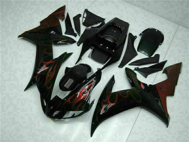 Negro Kits Carenado Moto Yamaha R1 02-03
