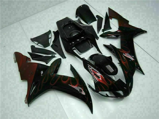 Negro Kits Carenado Moto Yamaha R1 02-03