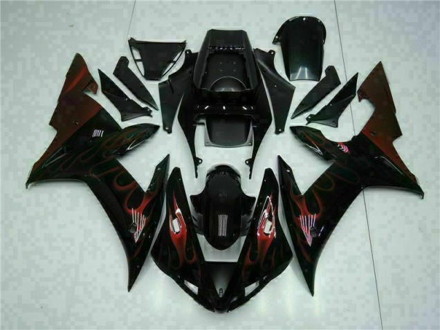 Negro Kits Carenado Moto Yamaha R1 02-03