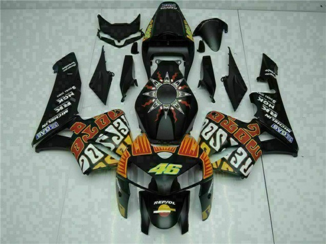 Negro Kits Completo Carenado Moto ABS Honda CBR 600 RR 05-06 Negro Kits Completo Carenado Moto ABS Honda CBR 600 RR 05-06