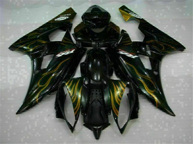 Negro Kits Completo Carenado Moto ABS Yamaha R6 06-07 Negro Kits Completo Carenado Moto ABS Yamaha R6 06-07