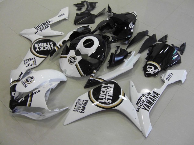 Negro Lucky Strike Carenado Moto Yamaha R1 07-08 Negro Lucky Strike Carenado Moto Yamaha R1 07-08