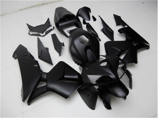 Negro Mate ABS Moto Plástico Honda CBR 600 RR 05-06 Negro Mate ABS Moto Plástico Honda CBR 600 RR 05-06