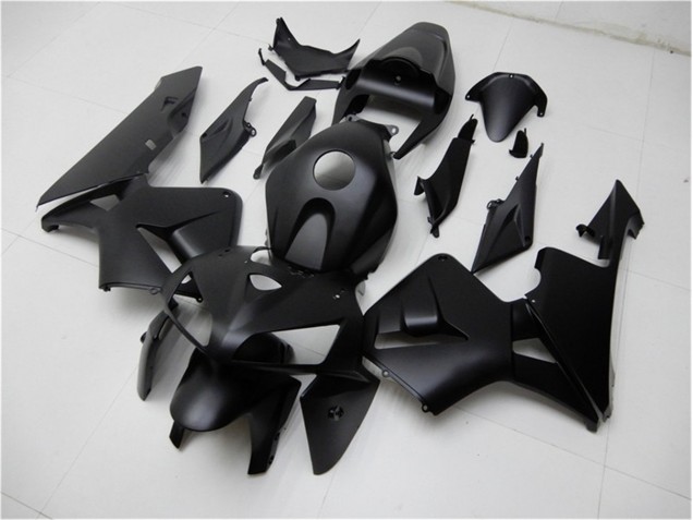Negro Mate ABS Moto Plástico Honda CBR 600 RR 05-06 Negro Mate ABS Moto Plástico Honda CBR 600 RR 05-06
