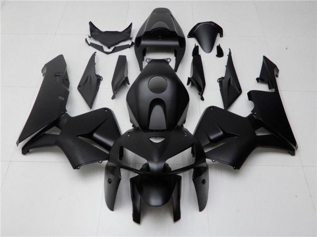Negro Mate ABS Moto Plástico Honda CBR 600 RR 05-06 Negro Mate ABS Moto Plástico Honda CBR 600 RR 05-06