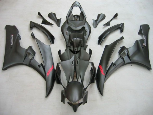 Negro Mate ABS Moto Plástico Yamaha R6 06-07