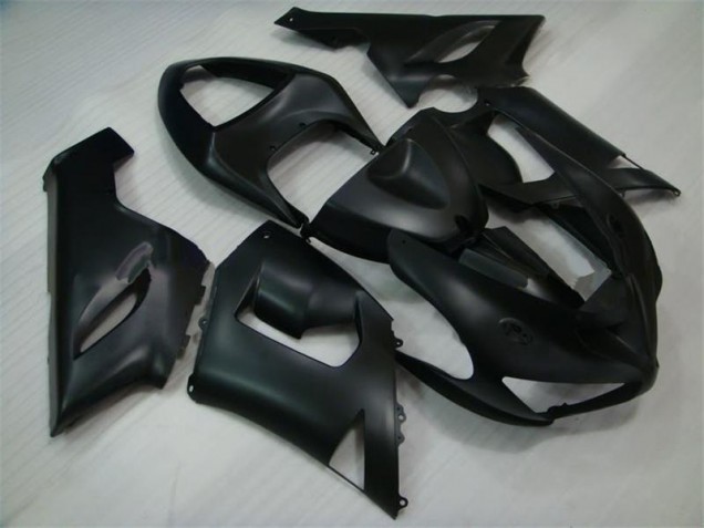Negro Mate Carenado Moto Kawasaki ZX6R 05-06